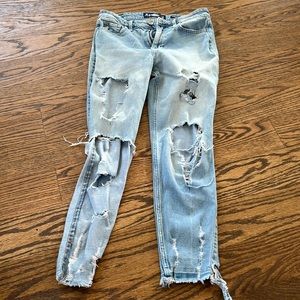Hollister ripped jeans